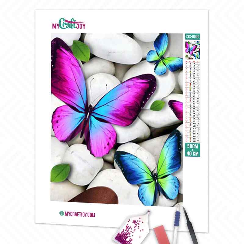 Butterflies - DIY Diamond Painting Kit