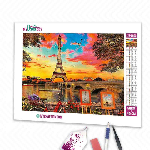 Eiffel Tower Paris - DIY Diamond Painting Kit