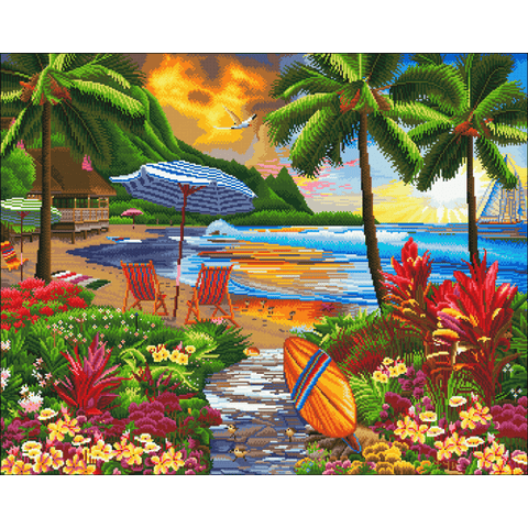 Hawaiian Life - Artist Choice DIY Diamond Painting Kit
