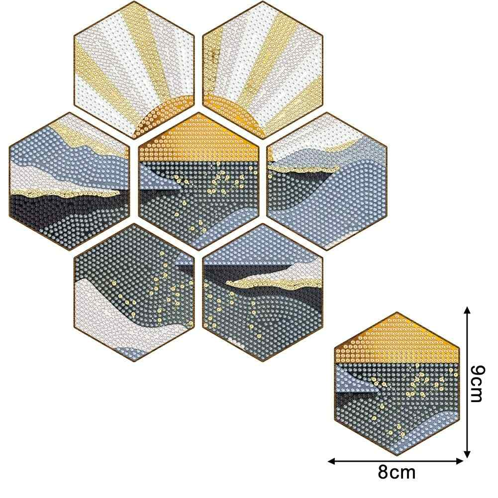 Honey Comb 7-pack - Diamond Painting Coasters